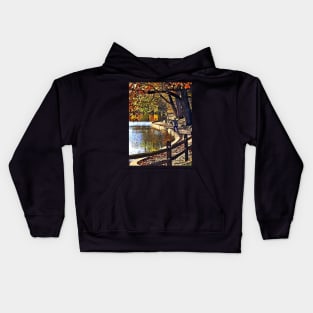 Mountainside NJ - Fishing in Echo Lake Park Kids Hoodie